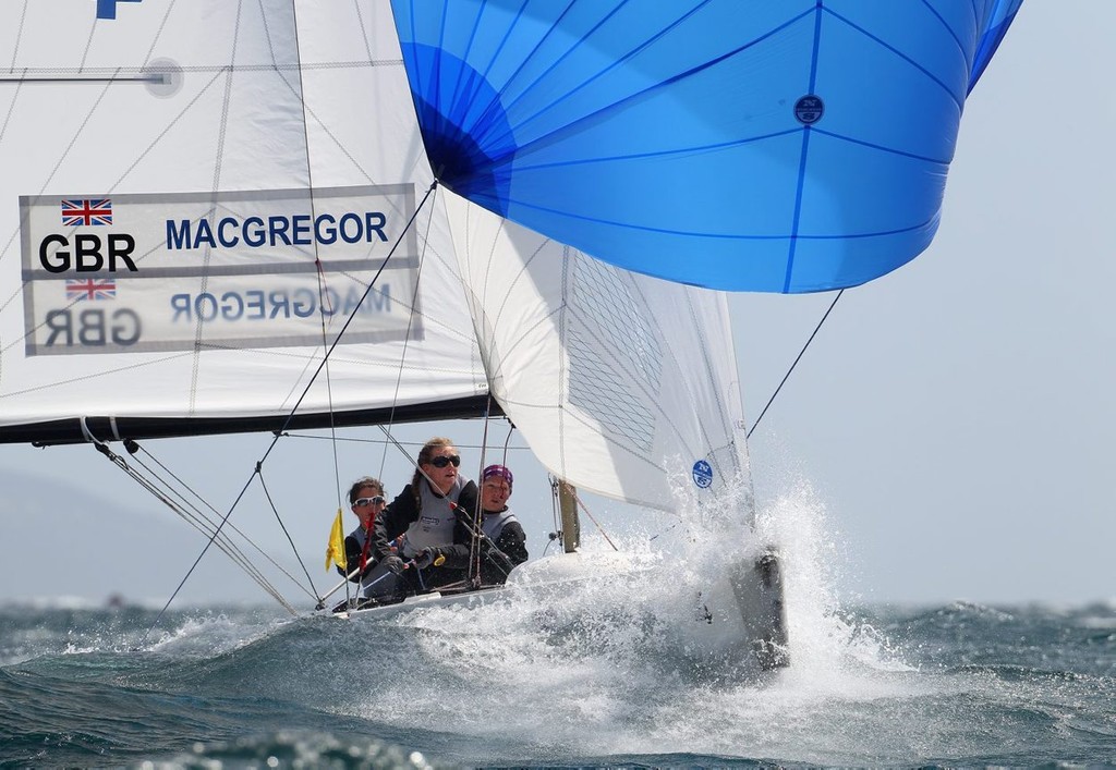 Lucy Macgregor, Annie Lush, Kate Macgregor, Women’s Match Racing  ©  Richard Langdon/Skandia Team GBR